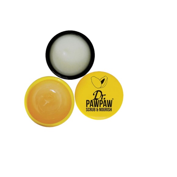 NIB Dr PAWPAW Scrub & Nourish Lip Scrub & Lip Balm Combo Full Size - Picture 4 of 6